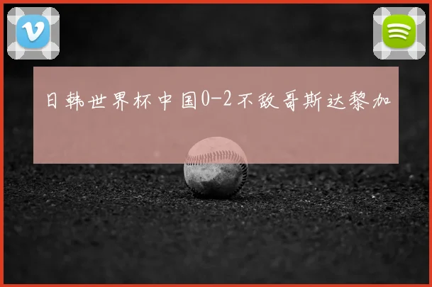 日韩世界杯中国0-2不敌哥斯达黎加